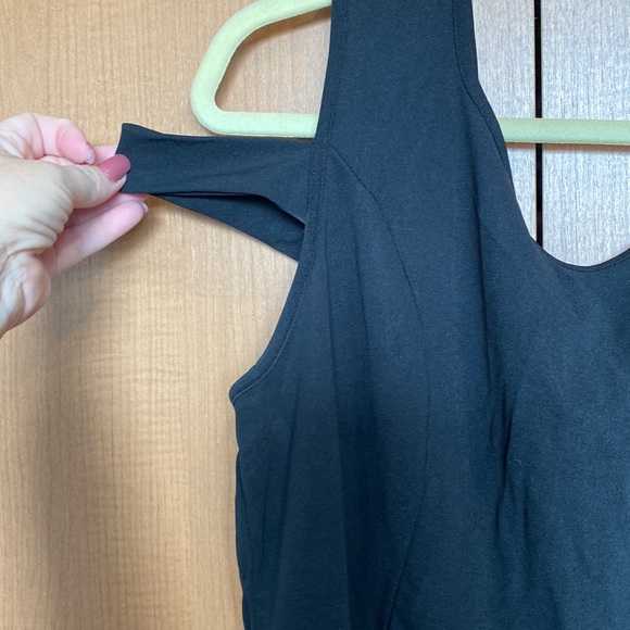 DONATED POGTMM black, off-the-shoulder/cold-shoulder , black dress. Size XXL - Picture 2 of 7